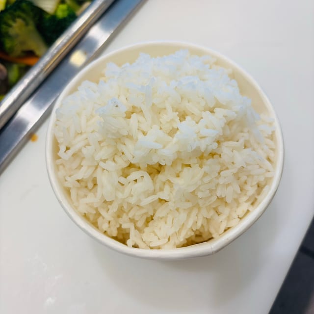 Steamed Rice.